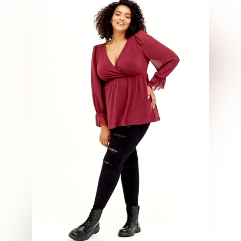 TORRID Babydoll Super Soft Surplice